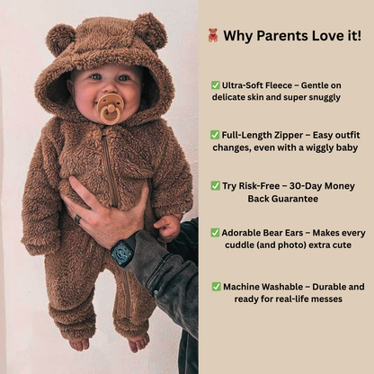 Hiccups & Co Teddy-Bär Strampler