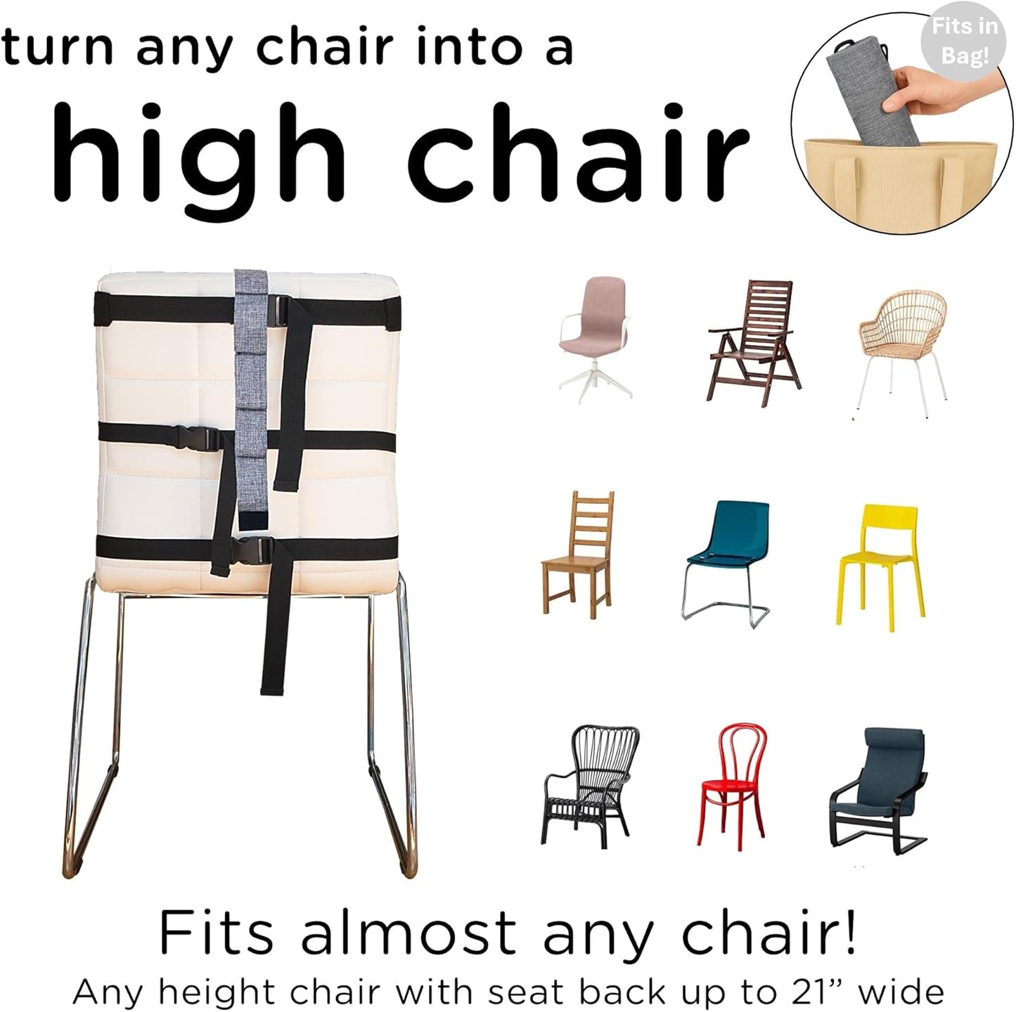 Hiccups & Co - Portable High Chair Harness