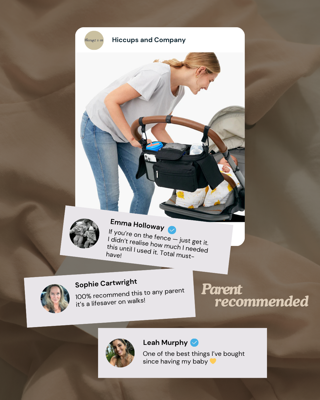 Hiccups & Co Kinderwagen-Organizer