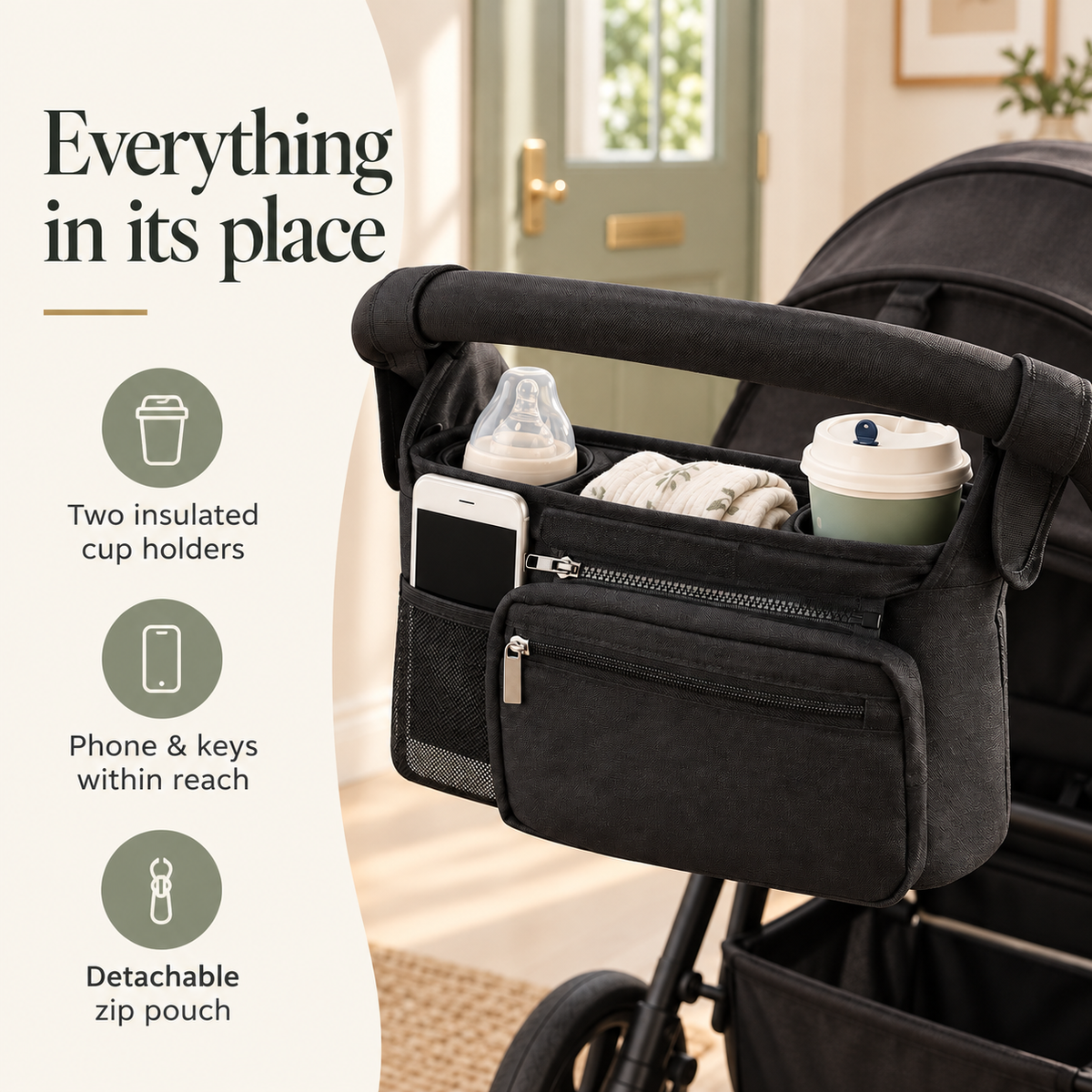 Hiccups and Co Stroller Organiser